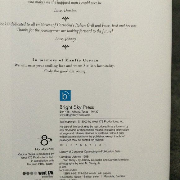 Sicilian ITALIAN Cookbook First Edition - Picture 4 of 14